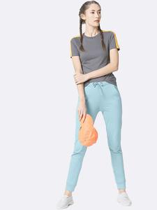Femmes Perte Bas Solide Bleu Ciel Couleur Street Wear Jogger Et Pantalon De Survêtement Au Prix De Gros - Product Image 4
