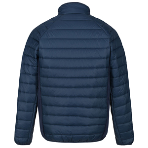 Blouson matelassé XL d'hiver personnalisé pour hommes Blouson bombardier à fermeture éclair Jacekts rembourrés à la mode en plein air avec couleur contrastée - Product Image 4