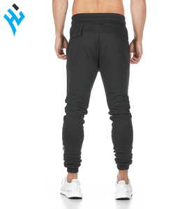 2025 haute qualité pas cher prix hommes Joggers pantalons de survêtement décontractés cordon taille 100% coton pantalons de survêtement pour hommes - Product Image 3