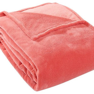 Mantas de lujo para el hogar, económicas, 100% poliéster, diseño de rayas supersuaves, colores sólidos disponibles en todos los tamaños - Product Image 2