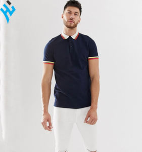 Dernier polo de golf OEM de haute qualité pour hommes Chemise professionnelle Asie Fabricant 100% Polo brodé en coton - Product Image 3