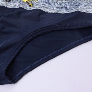 Calzoncillos cortos de nailon personalizados para hombre, ropa interior de cintura baja con bolsillo de retales de secado rápido, venta al por mayor, muy barato - Product Image 6