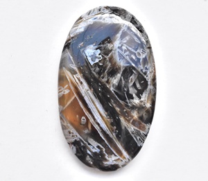 Natural Stick Agate Cabochon High Quality Turkish Stick <b>Tube</b> Agate Gemstone Cabochon For Jewellery Makinng handmade Cabochon - Product Image 1