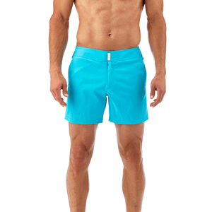 Pantalones cortos elásticos personalizados para hombre, ropa de playa de secado rápido, bañadores transpirables, pantalones cortos de secado rápido con estampado de sublimación - Product Image 1