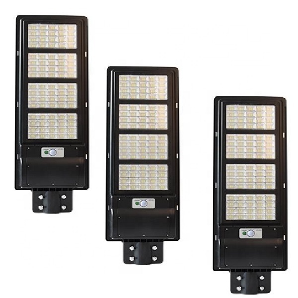 High Lumen 80W-160W All-in-One Solar Street Light Garden LED Light IP65 Pole Mounted Motion Radar Sensor Lithium Ion Battery CE