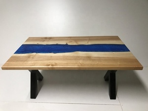 Minimal Handcrafted Accent <b>Table</b> Best Selling New Design Fancy Coffee <b>Table</b> Top Design Finishing Wooden Top & Metal Frame <b>Table</b> - Product Image 2