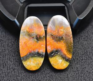 Cabujones de abeja Natural, cabujones de abeja sueltas, oferta, par de gemas sueltas - Product Image 2