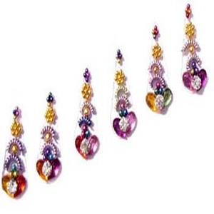 Autocollants Bindi à la mode et magnifiques pour le front, multicolores, assortis, pack de Bindi de mariée, cadeau indien pour femmes - Product Image 6