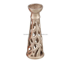 Vase à fleurs en Aluminium décoratif de haute qualité, Pot de fleurs en métal fabriqué en inde - Product Image 4