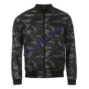 Promotion Custom Made Baseball Camo Bomber jacke/Großhandel Outdoor-Kleidung Letterman Jacke