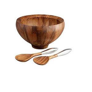 Brown Color Wood <b>Dessert</b> Serving Bowl Handmade Round Shape Chocolate Serving Bowl For Home Kitchenware Use - Product Image 4