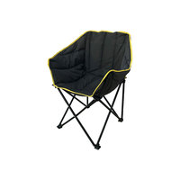 Chaise de plage/pêche/camping contemporaine élégante en aluminium rembourrée de fibres turques, pliable, durable, avec sac latéral, camping, parc, hôtel