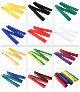 Ceintures de Jiu-Jitsu personnalisées 2027, 225-315 cm, 100 % coton, haute qualité, confortables, unisexes, adultes, arts martiaux, BJJ, judo, karaté, logo frontal - Product Image 6