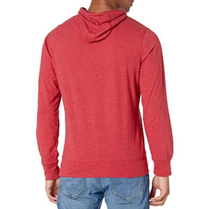 <b>Men</b> <b>Hoodie</b> with Side Zipper Design <b>Men</b> <b>Hoodie</b> with Mesh <b>Lined</b> Hood for Breathability - Product Image 3