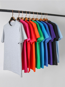 T-shirt pour homme en coton 100% grande taille décontracté avec logo et design personnalisés, manches courtes, col rond, anti-froissement, séchage rapide, écologique - Product Image 2