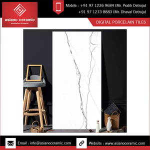 Statuario ซุปเปอร์1200x2400มม. กระเบื้องปูพื้นพอร์ซเลนอิฐไฟโมเดิร์นสำหรับผนังภายใน - Product Image 4