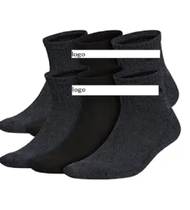 Hommes de Vêtements Stocks Coussin Low Cut Chaussettes Trimestre Chaussettes (6-paire) 97% Polyester, 3% Spandex Importé Laver À La Machine