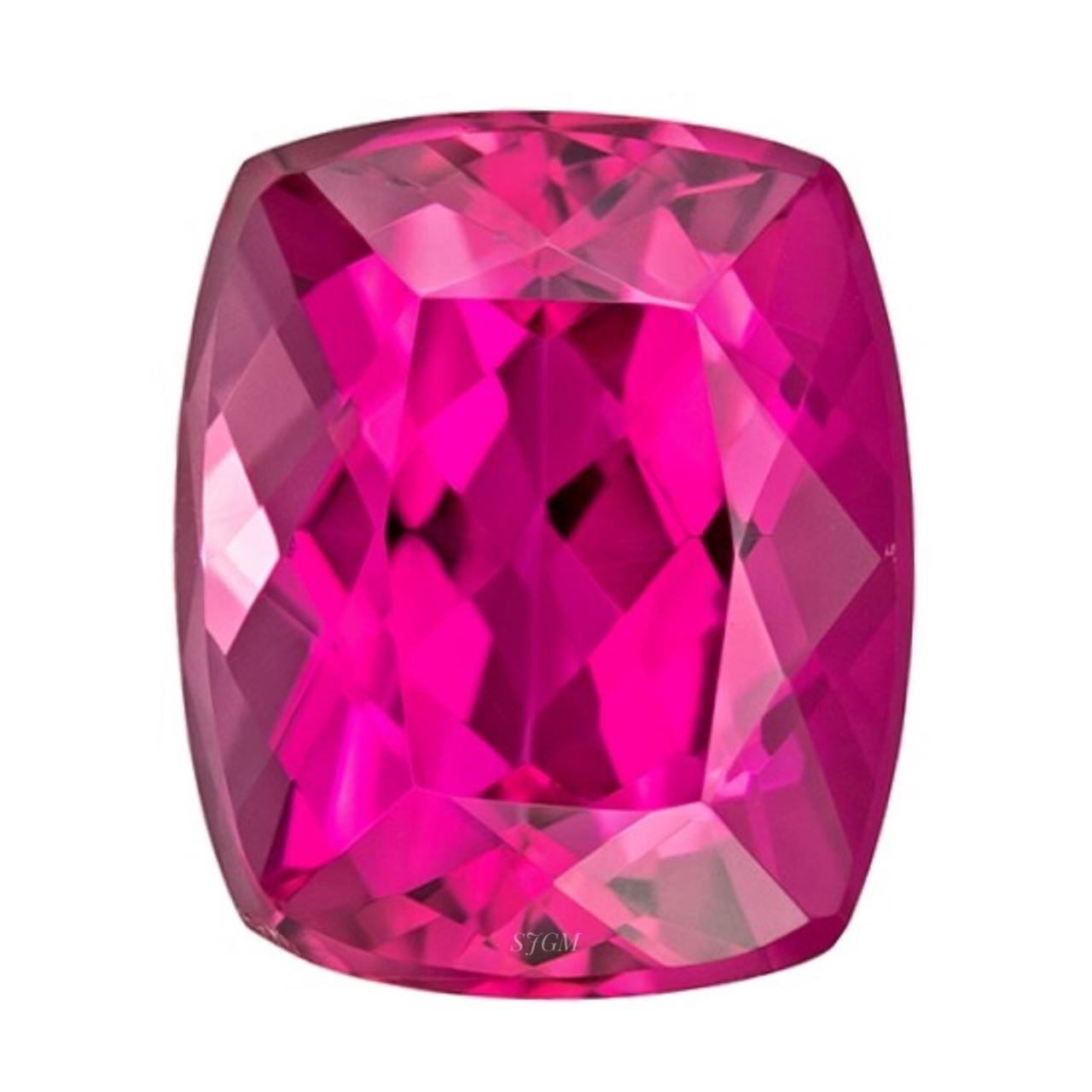 Wholesale Price High Quality 3X5mm Cushion Cut Natural PINK TOURMALINE Fine  Faceted Loose Gemstone IGI Certified Mineral