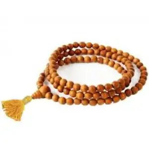 Sandalwood (Chandan) Mala jewelry unique style customized design handmade highest quality at best wholesale price