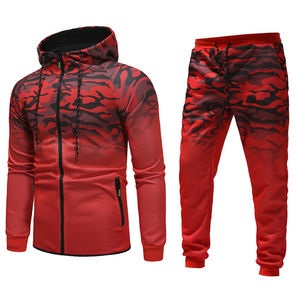 Chất Lượng Mới Nhất Thể Thao Người Đàn Ông Của Thể Thao Tracksuit Chạy Bộ Top + Quần Thể Thao Mồ Hôi Phù Hợp Với Áo Phù Hợp Với Bộ - Product Image 4