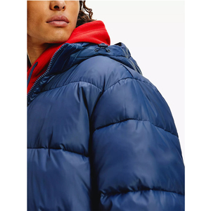 Veste d'hiver brillante de qualité supérieure pour homme, veste bomber rembourrée en coton, imperméable, respirante, à capuche, personnalisable - Product Image 4