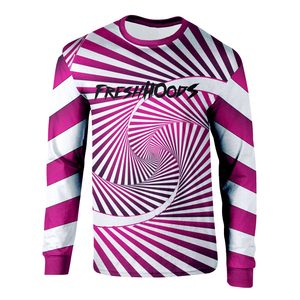 Men's Custom Design Print <b>Funnel</b> Neck T-Shirt Full Sleeve Sport Fitness Wear Quick Dry Knitted Fabric Latest Style Prices - Product Image 5