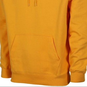 Sweat-shirt uni 100% coton de haute qualité pour hommes avec capuche Logo imprimé personnalisé vêtements de sport pour la saison d'automne - Product Image 3