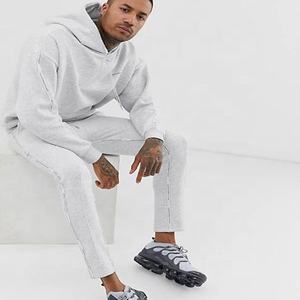 Nueva moda gran oferta ropa de invierno personalizada hombres chándales más vendidos estilo único logotipo privado impreso hombres algodón polar chándal - Product Image 3