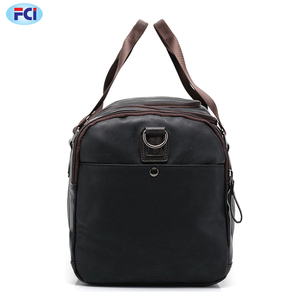 Bolso de viaje informal para hombre, bolsa de piel sintética de alta calidad, de gran capacidad, tipo mensajero, color negro - Product Image 4