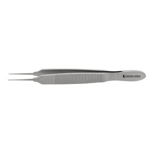 Pince à iris droite professionnelle Bonn sans guide, 1x2 dents, 7,0 cm, en acier inoxydable de haute qualité - Product Image 3