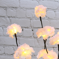 2021 Bestseller LED-Blumenlicht H90CM Kirschblüten-Zweigbaum Künstliche Blumenlichter für Heimdekoration mit LED-Beleuchtung