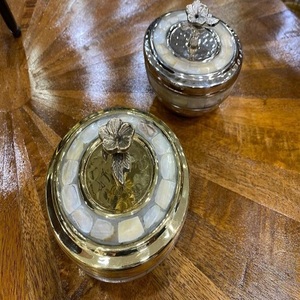 Juego de 2 tazones para servir de forma única, vajilla decorativa de Color dorado y latón de diseño único para restaurantes y hoteles - Product Image 3