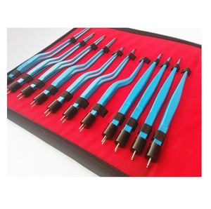 Juego de fórceps bipolares reutilizables para neurocirugía, base de instrumentos quirúrgicos alimentados manualmente - Product Image 3