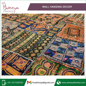 Vente chaude Antique Vintage Bohème Récupérer Patchwork Tenture Murale Décor - Product Image 6