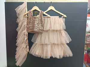 Collection de Lehenga Cholis pour réception et soirée de créateur / Lehenga Choli pour filles de 10 ans, prix de gros - Product Image 6