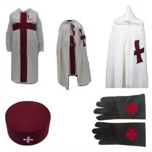 Производитель, Masonic Regalia, рыцарь Templar, мантия, все товары, хорошее качество, вышивка блестками, кружевная ткань