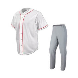 OEM al por mayor uniforme de béisbol de alta calidad 100% poliéster secado rápido jersey de béisbol personalizado - Product Image 4