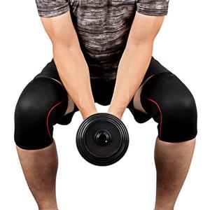 Faible QUANTITÉ MINIMALE DE COMMANDE Personnalisé Logo Genou Manches Soutien et Compression 5mm 7mm Néoprène Manches Brace pour Haltérophilie Croix fit et Squats - Product Image 5