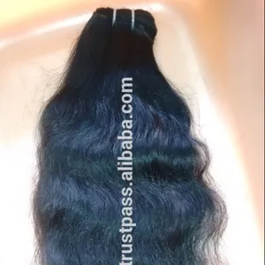 未加工的体波印度处女头发编织3pcs 20英寸100% 印度假发