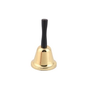 Campana de mano de forma redonda de calidad superior Campana de mano de latón de diseño único del fabricante en Home Arts Hand Bell - Product Image 4