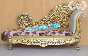 Royal Rajwadi Mariage Maharaja Canapé Moderne Élégant En Bois Traité Artisanat Designer Léger Siège D'amour pour La Cérémonie De Mariage - Product Image 4