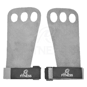 RC Fitness Wear ที่จับออกกำลังกายแบบ 3 รู ทำจากคาร์บอนสังเคราะห์ ป้องกันฝ่ามือ สำหรับยกน้ำหนัก ยิมนาสติก ดึงข้อ วิดพื้น - Product Image 2