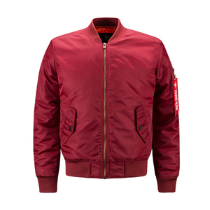 Chaqueta Bomber Varsity Unisex de Lana/Poliéster Satinado para Invierno, Venta al Por Mayor OEM, Colores y Logotipo Personalizados, Resistente al Viento y Transpirable - Product Image 3