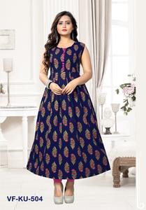 Anarkali-Vestido largo de verano para mujer, traje largo acampanado multicolor, estilo indio - Product Image 2