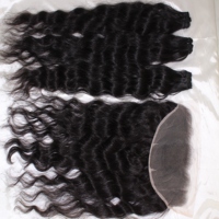 Perruques vierges vietnamiennes BT HAIR sans colle, nouées à la main, double trame, style afro, 8 pouces de longueur étirée, lisses, personnalisables