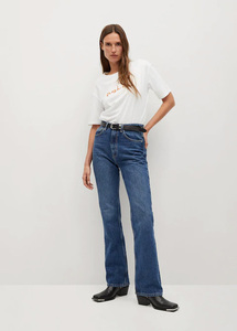 Camiseta personalizada para mujer, camiseta lisa de moda para mujer, camisetas de algodón con cuello redondo, top corto para mujer - Product Image 2