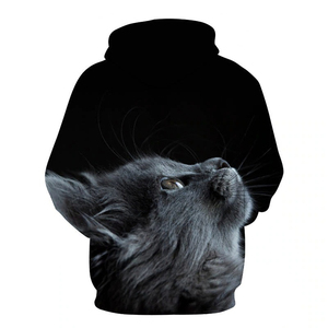 Sweat à capuche pour homme en polaire de coton et polyester, imprimé par sublimation, motif personnalisé brodé et gaufré, collection hiver, best-seller - Product Image 2