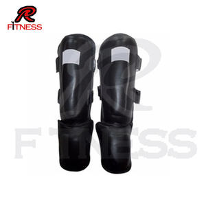 Espinilleras de Cuero de Alta Calidad para Kickboxing y MMA, Espinilleras de Cuero Rojas para MMA - Product Image 2
