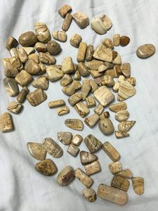 Pierres précieuses naturelles de jaspe, non percées, polies, en vrac, pour la fabrication de bijoux et l'artisanat, vente en gros - Product Image 5