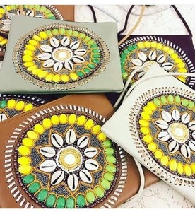 Handmade KAMARVY Vintage Ethnic Women's Crossbody <b>Sling</b> <b>Bag</b> with Embroidery & Beading - Product Image 2